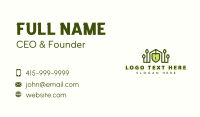 Landscaping Plant Shovel Business Card Design