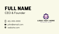 Skull Vape Smoking Business Card