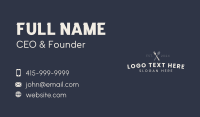 Minimalist Restaurant Wordmark Business Card