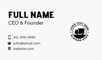 Logistics Delivery Truck Business Card Design