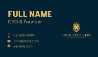 Royal Crown Lion Business Card