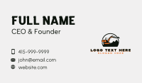 Excavation Industrial Construction Business Card
