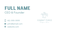 Natural Beauty Spa Business Card