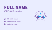 Liquid Soap Hygiene Check Business Card