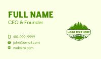 Forest Woodwork Sawmill Business Card