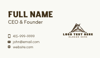 Carpentry Hammer Saw Business Card Design