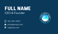 Ocean Sky Wave Business Card Design