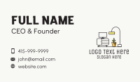 Home Furniture Monoline Business Card