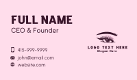 EyelashWoman Cosmetology Business Card