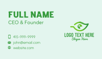 Green Leaf Eye  Business Card