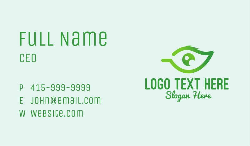 Visualization Business Card example 4