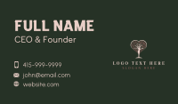 Heart Tree Woman Business Card