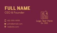 Female Business Card example 3