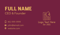 Female Business Card example 2