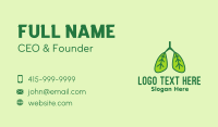 Leaf Lungs  Business Card Design
