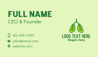 Leaf Lungs  Business Card