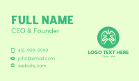 Pulmonologist Business Card example 1