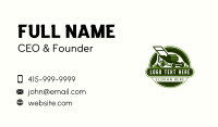 Grass Lawn Mowing Business Card Design