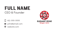 Red Technology Business Card