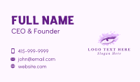 Makeup Eyelashes Salon  Business Card Design