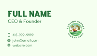 Lawn Mower Gardener Business Card Image Preview