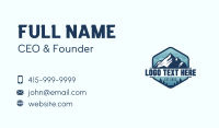 Outdoor Mountain Trekking Business Card