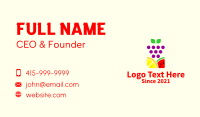 Tropical Fruit Business Card example 1