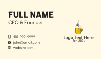 City Draught Beer  Business Card Design