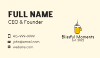 Beer Froth Business Card example 2