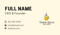 City Draught Beer  Business Card