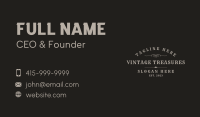 Vintage Rodeo Wordmark Business Card Image Preview