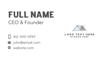 Structural House Roof Business Card Design