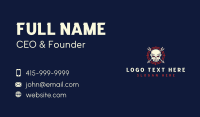 Target Arrow Skull Business Card