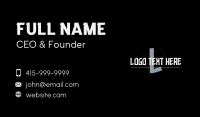 Professional Generic Tall Letter Business Card