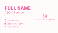 Pregnant Woman Maternity Business Card Image Preview