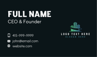 Squeegee Building Cleaning Business Card Design