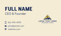 Mountain Explorer Triangle Business Card