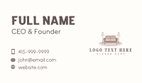 Sofa Couch Furniture Business Card Design