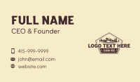 Rustic Valley Adventure Business Card