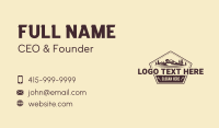 Rustic Valley Adventure Business Card Design