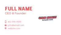 Urban Quirky Apparel Business Card Image Preview