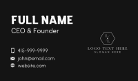 Elegant Luxury Lettermark Business Card Design