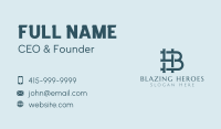 H & B Monogram Trading Business Card Image Preview