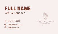 Sunflower Woman Beauty Business Card