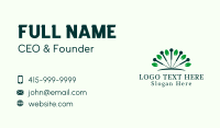 Acupuncture Leaves  Business Card