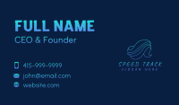 Creative Aquatic Wave Business Card