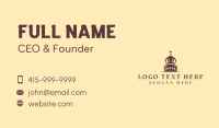Islamic Dome Mosque Business Card Design