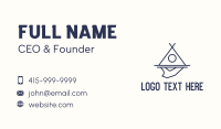 Tent Camping Food Business Card