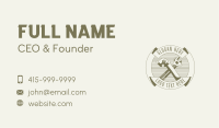 Pipe & Wrench Plumbing Business Card