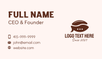 Coffee Bean Chat  Business Card Design